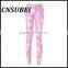 Cute Pink Cat digital printing personalized fashion yoga pants