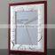 High Quanlity Assorted Design Silver plated metal photo frame trophy for wooden base