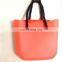 2017 silicone canvas beach bag tote bag
