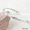 Immitation Rhodium Bowknot Statement Casting Cuff Bracelet
