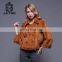 Winter Double-Breasted Leather Double Face Lamb Shearing Sheep Fur Woman Jacket