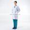 Unisex White Polyester Cotton Lab Coat