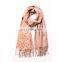 2017 women warm winter students new styles fashion wool print scarf