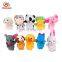 Wholesale mini stuffed funny lovely plush animal finger puppet