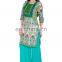 Printed woman latest cotton tunics design Knee length round neck manufacturer India