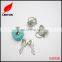 Factory supply colorful heart padlock and clasps for notebook