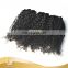 Natural color Brazilian 100% Human hair afro curly hair extension weft