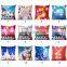 Christmas Lighting LED Throw Pillowcase Cover Cushion Printed Nonwoven Square Home Flashing home throw pillow covers 45x45cm