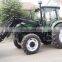 Hot sell Tractor 80hp 4 cylinders engine with front loader and backhoe 80hp tractor
