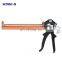 L2024 9" Heavy Duty Manual Aluminum Handle Cordless Skeleton Dropless Silicone Sealant Caulking Gun with needle