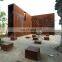 corten steel building exterior facade panel wall steel panel