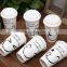 Silicone insulation ceramic mug cup for water milk and coffee as giveaway with double layer an creative design