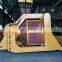Rotating screen bucket for excavator, wearing material