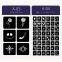 Waterproof Temporary Tattoo Sticker Black Disposable Hand Arm Girl Boy Body Sticker Tattoo Stencil For Tattoo Ink
