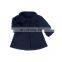 RTS 2019 Lambs Wool Red 3buttons In Front Design Kid Coat Baby Winter Coat Beauty Children Warm Jacket