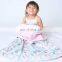 Premium Soft Plush Lightweight Unicorn Pink Minky Dot Toddler Baby Newborn Blanket 30"x40" for Girls