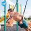 Suspension trainer for indoor and outdoor suspension straps bands kit with door anchor