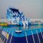 Portable outdoor steel metal frame swimming pool equipment, Swimming pool metal frame with wholesale price