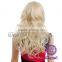 Fashion ladies long curly hair inclined bang fleeciness and big waves wig