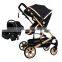 Baby Stroller Pram 3 in 1 Newborn Infant Folding Baby Pram