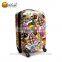 Wholesale fashion colorful ABS material luggage bag