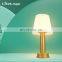 2021 новый стиль LED безшнуровая беспроводная портативная тканевая настольная лампа в европейском стиле для украшения дома настольная лампа