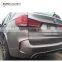 X5 F15 to X5M F85 style body kit full set PP material with front bumper rear bumper over fenders muffler tips for  X5 to X5m F15