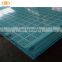 High rise blue wall protective climbing rack network of lifting frame for building construction site