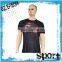 popular dry fit crew neck cricket t-shirt with own design pattern for sale