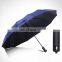Portable Standard 3 Class, Water Wind Proof 27 Inch 12rib 3 Folding Umbrella Anti-storm Weather/