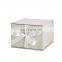 High Quality Custom Logo Printing Recycled Book Shaped Cardboard Paper Packaging Gift Box with Ribbon Closure