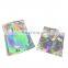 Custom printed laminating hologram holographic zip bags flat bags pouches for packaging