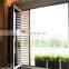 Thermal break aluminium frame sliding folding window for villa