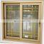 Horizontal Screen Window Sliding Burglar Champagne Window