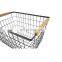 Metal wire Iron storage organizer kitchen basket