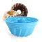 Eco-friendly Silicone Baking Cake Mold Reusable Fluted Bread Mold Durable Silicone Bundt Cake Pan