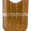 luxury embossed crocodile leather cell phone holder mobile phone pouch phone sleeve for iphone SE/6/6s