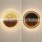 Creative Clock Lights LED Wall Lamps Bedside Bedroom Study Living Room Aisle Flats Salon Decorative Indoor Lighting