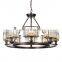 American style full copper crystal simple retro Chandelier