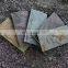 natural wall cladding decoration black slate culture stone
