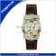2016 Leather Strap Military Watch With Japan Mvmt