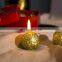 Hand poured with love valentine giveaway souvenir with gift box gold chocolate shape mini soy wax candles
