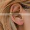 Vintage Antique Ear Cuff Punk Small hand Bone Hollow Charm Clip Earrings