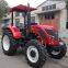 4 Wheel Farm Tractor Agricola 4x4 100 HP Farm Tractor Machinery With Air Condition Cabin Price