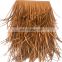 hot sale rolled palm straw reed beach umbrella gazebos plastic artificial materials roofing synthetic thatch