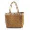 HBK Wholesale Handmade Natural Weaving Beach Tote Stylish Palm Leaf Hand Strew Clutch Seagrass Handle Bag French