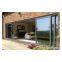 Aluminium Exterior Patio Double Tempered Glass Sliding Door with Security Screen