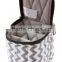High quality chevron Soft Essential Carrying Cases for 9 bottles,custom made printed canvas essention oil carry bag case