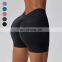 Sexy Yoga Pants Shorts Wholesale V Waist Scrunch Butt Lifting Workout Running Quick Dry Seamless Womens Fitness Gym Yoga Shorts