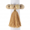 Simple Wooden Beaded Tassel Napkin Buckle For Wedding Banquet Hotel Decoration